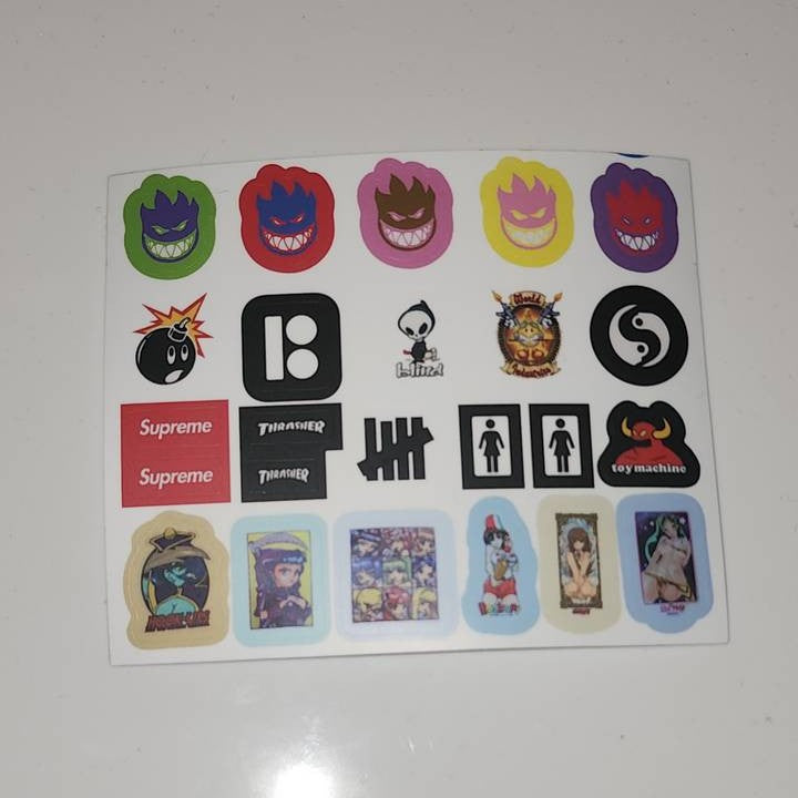 Sticker Sheet Half
