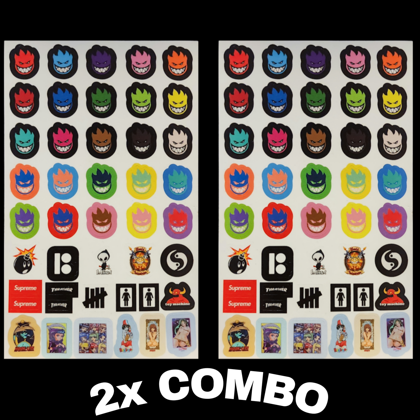 2x Multi Sticker Pack