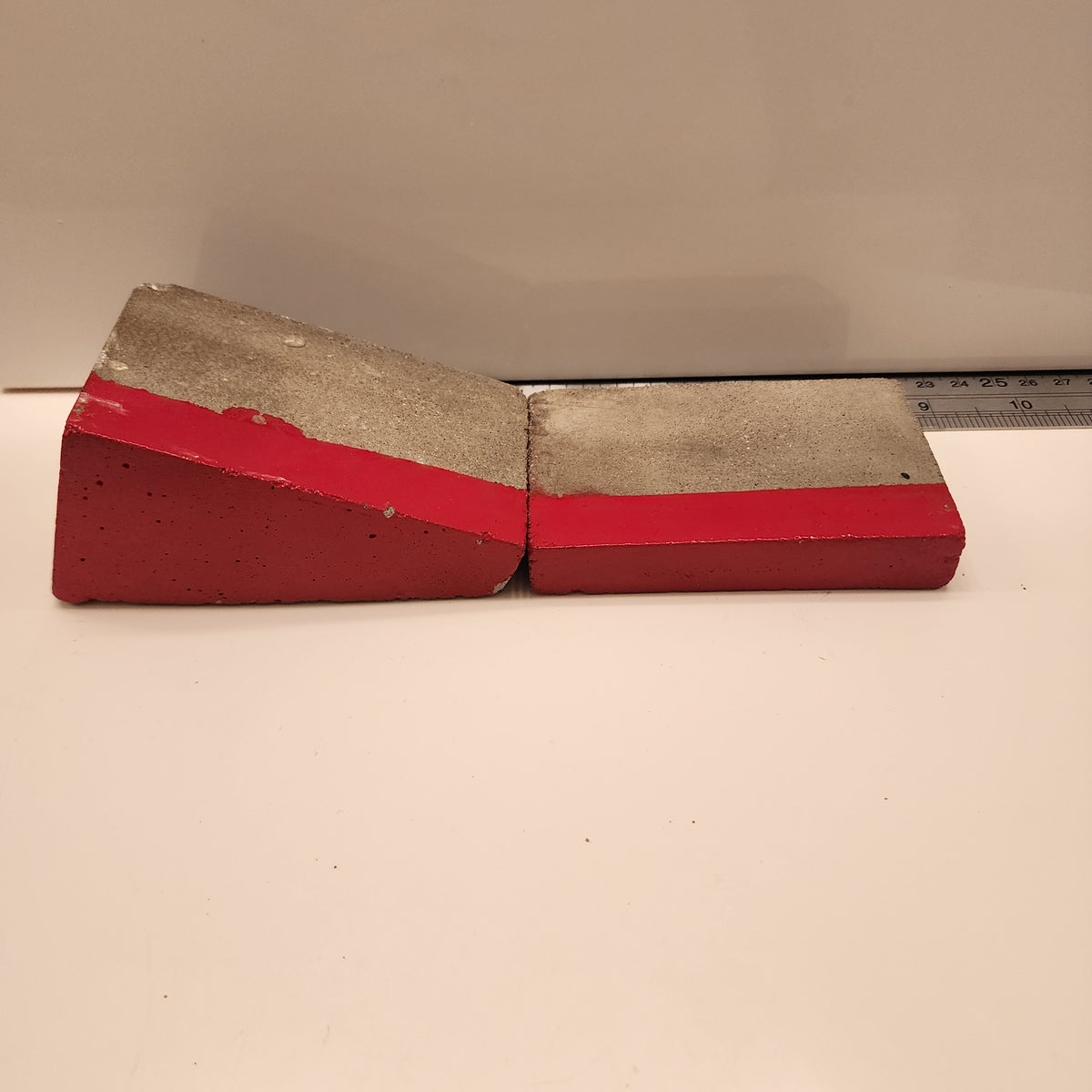 Red Raised Ledge