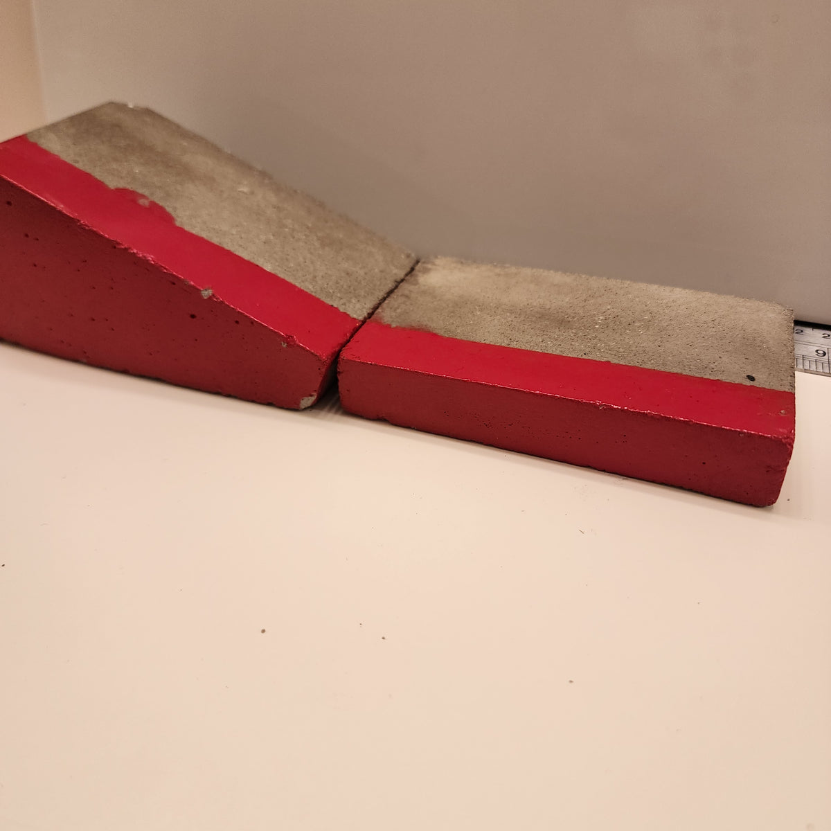 Red Raised Ledge